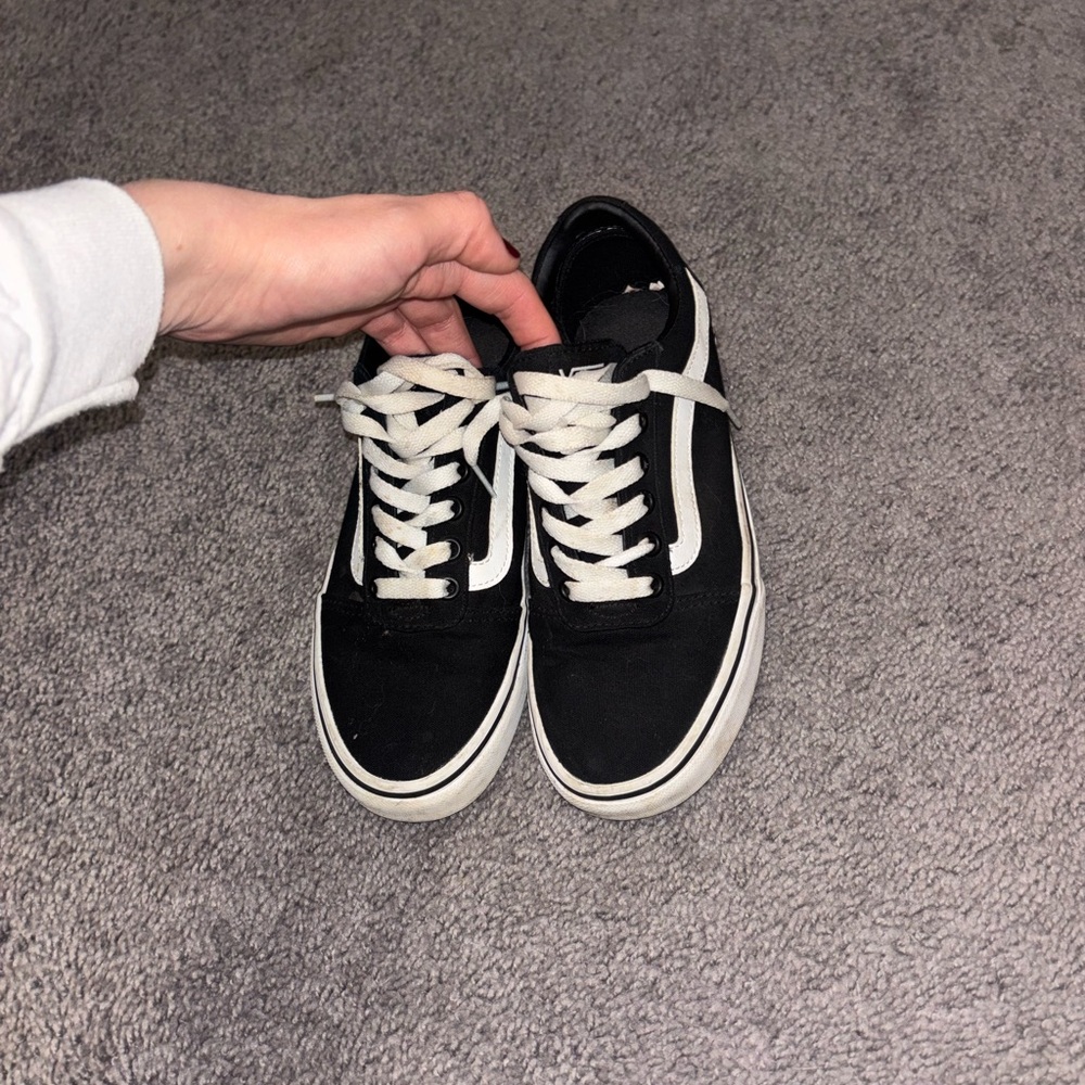 Vans Classic Black and White Sneakers
